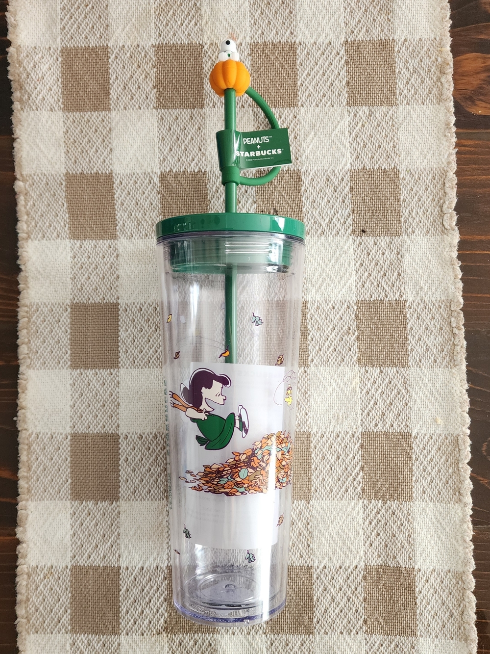 Peanuts x Starbucks Clear Autumn Cold Cup – BNWT